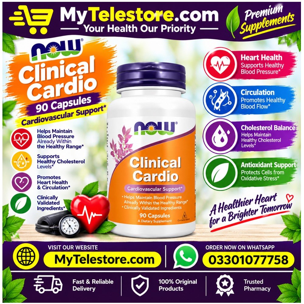 Now Foods Clinical Cardio Capsules In Pakistan